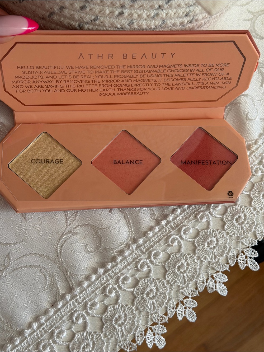Crystal Charged Cheek Palette - Coral Pink